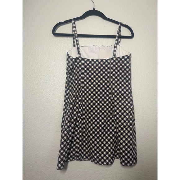 Abercrombie & Fitch Gingham Mini Skort Dress Black White 159D3127 Mens Size M - Picture 9 of 12